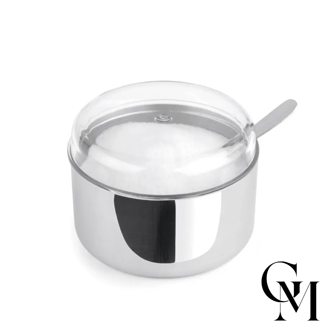 Açucareiro Pop Inox Com Colher Forma - 350g - Imagem 2