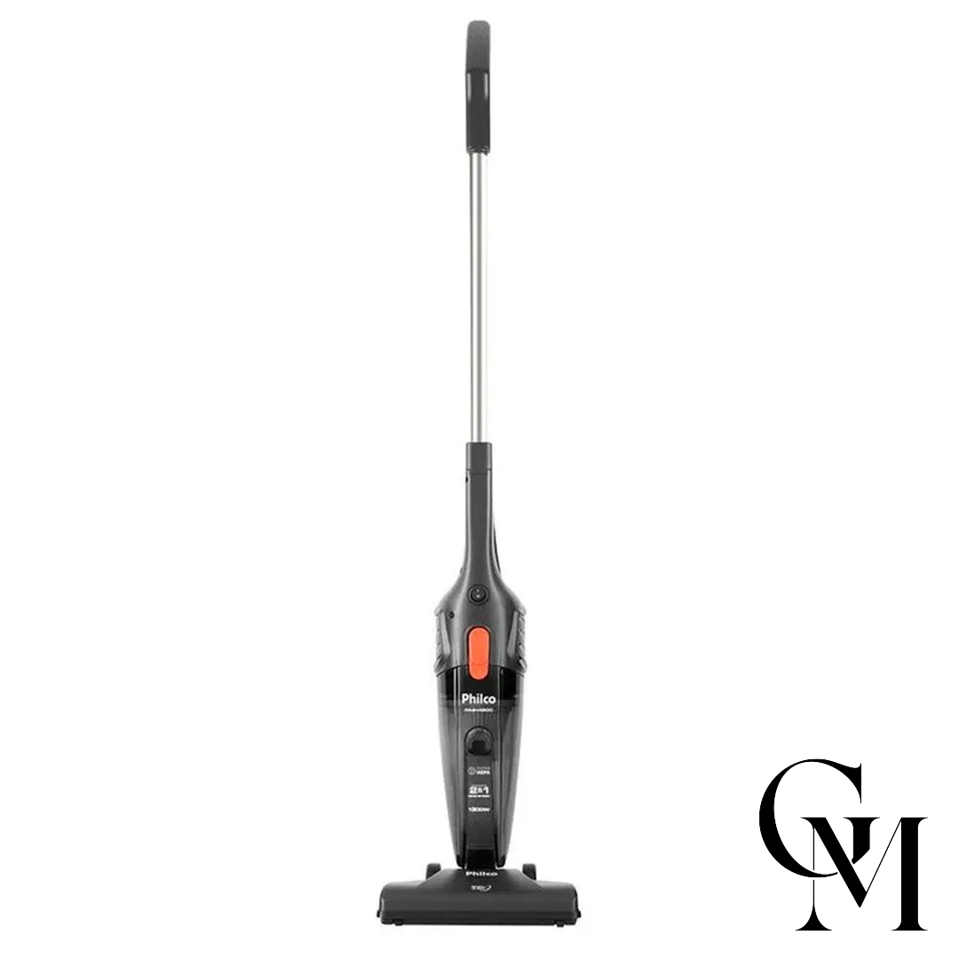 Aspirador de Pó Vertical Philco 2 em 1 PAS1450C 1300W