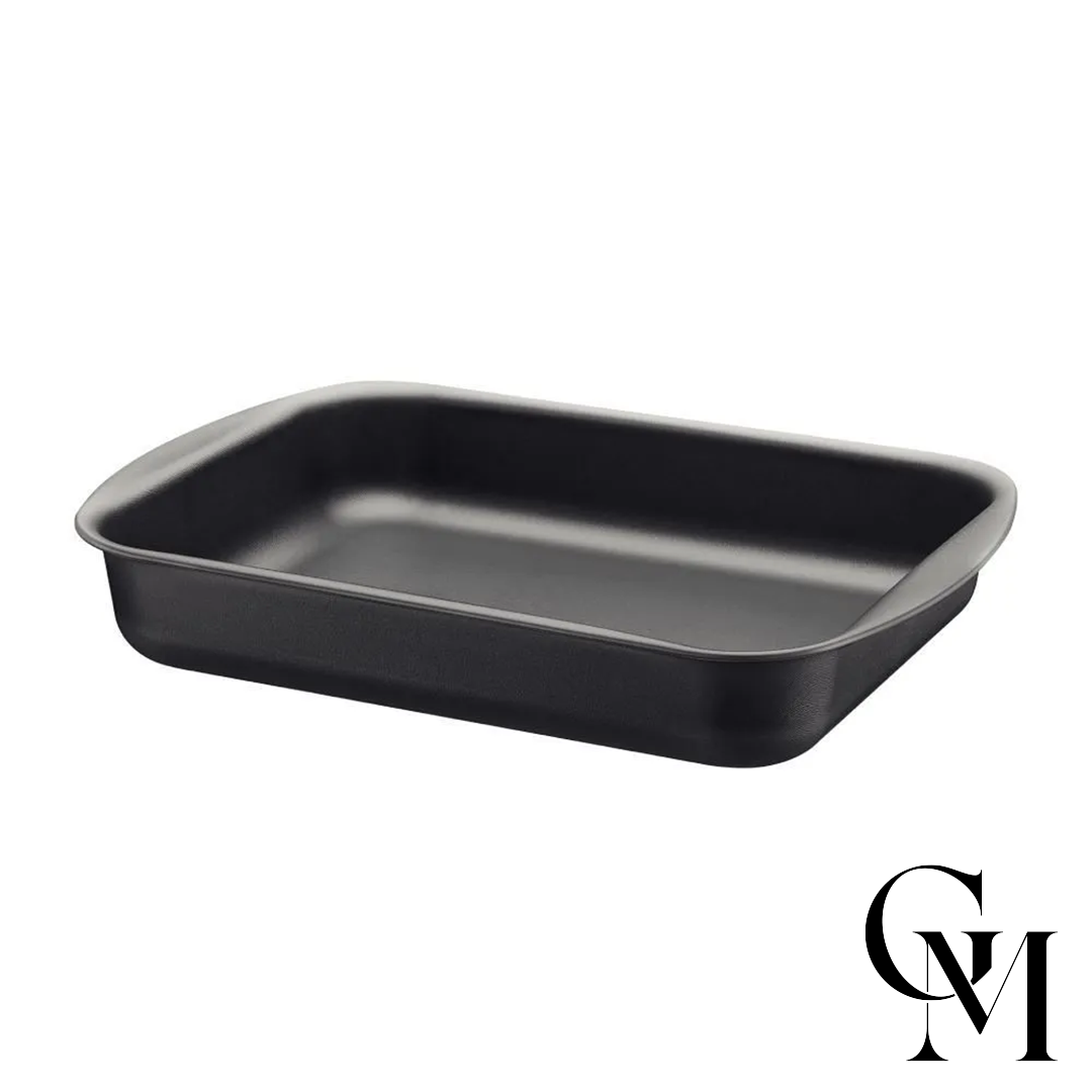 Assadeira Funda Retangular Alumínio Starflon Max Brasil Tramontina 34 Cm - Grafite