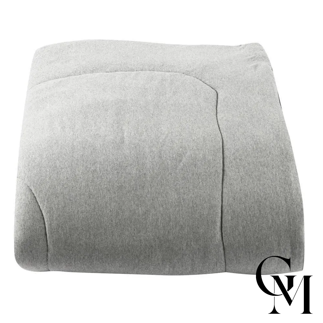 Edredom Queen De Malha Tóquio Havan Casa - Cinza Preto - Imagem 2