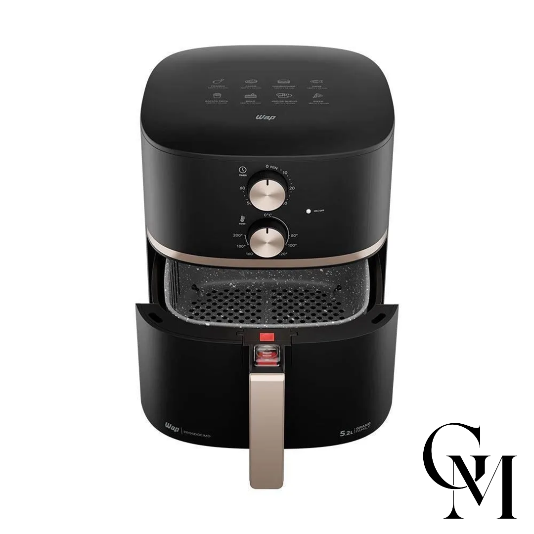 Fritadeira Air Fryer Elétrica Wap 5,2 Litros Grand Family - Imagem 2