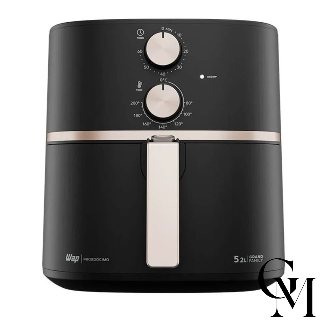 Fritadeira Air Fryer Elétrica Wap 5,2 Litros Grand Family