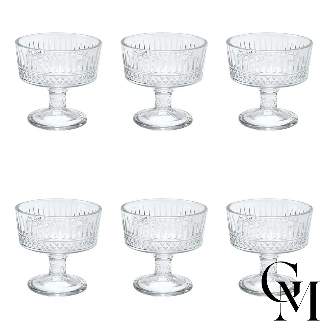 Jogo De Taças Sobremesa 230 Ml Havan Casa 6 Peças - Munique