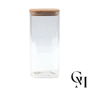 Pote Hermético Quadrado Com Tampa Havan Casa 1,7 Litros - Bambu